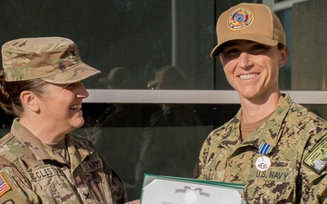 Navy Doc recognized for Army Field Hospital support