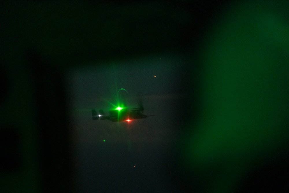 U.S. Marines with VMGR-252 conduct aerial refueling