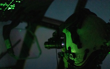U.S. Marines with VMGR-252 conduct aerial refueling