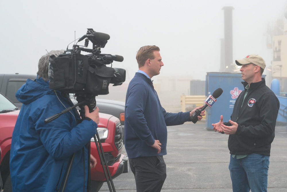 Cleveland's Fox 8 News Tours the Cleveland Dredging Project