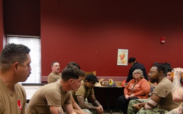 NMCB 4 Seabees Donate Blood