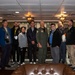 Abraham Lincoln hosts distinguished visitors