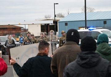 111 SFS riot control training during CRE