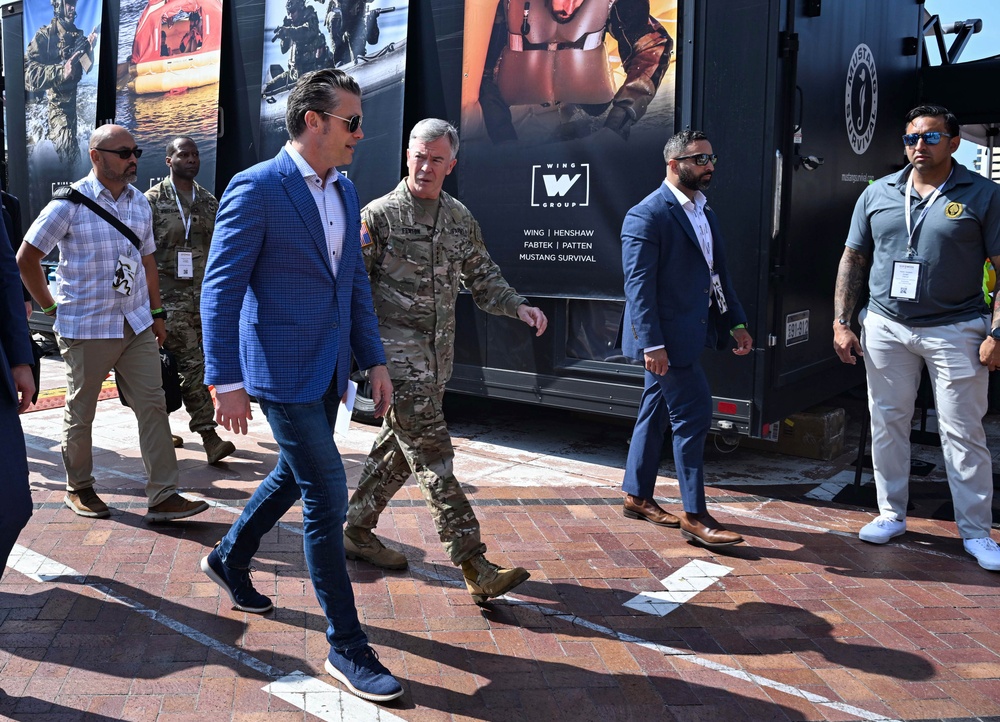 SECDEF visits SOF Week 2025
