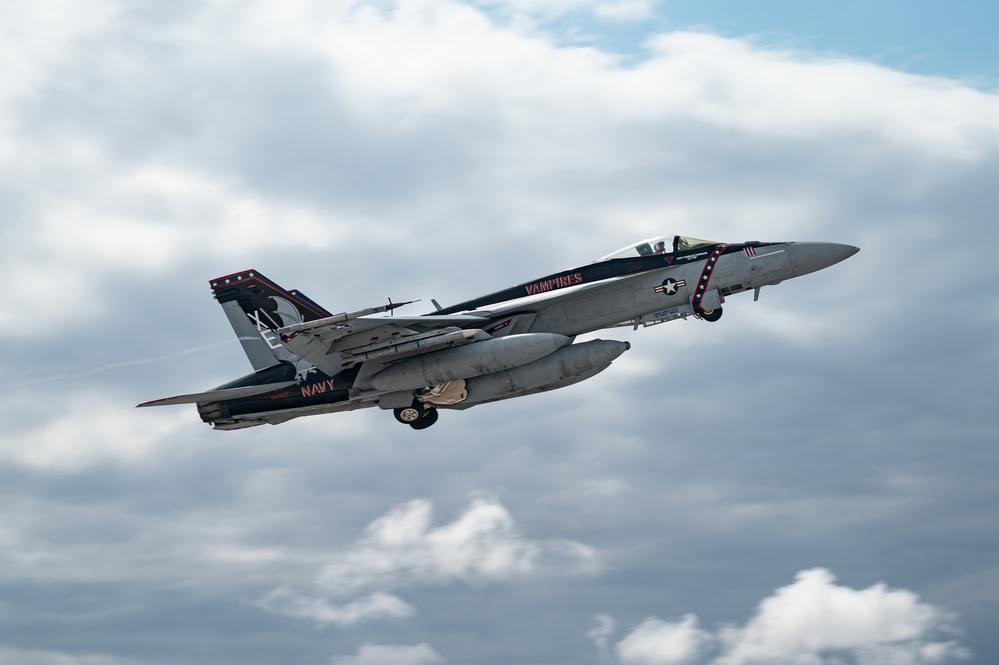 Aircraft Take Off in support of routine joint exercises