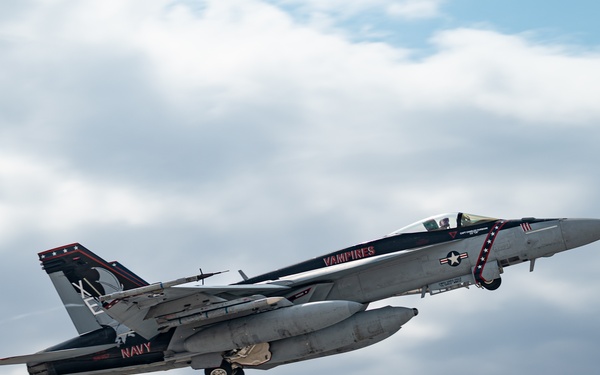 Aircraft Take Off in support of routine joint exercises