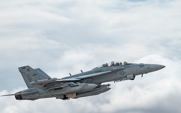 Aircraft Take Off in support of routine joint exercises