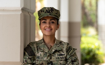 NTAG Miami Sailor Poses for a Photo