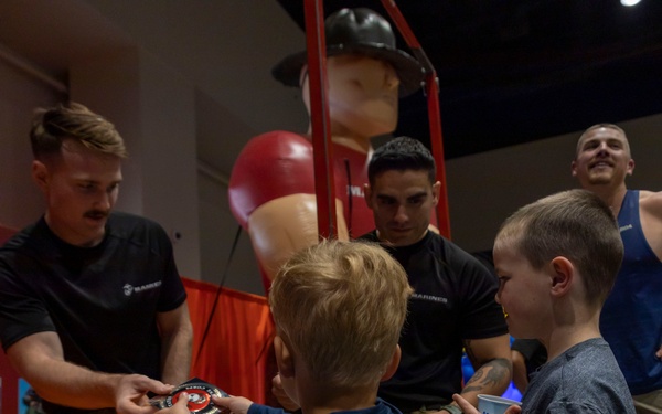 RS OKC Marines visit OKC Memorial and attend marathon expo