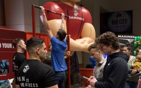 RS OKC Marines visit OKC Memorial and attend marathon expo