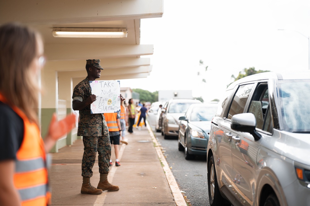3d MLR Marines motivate kids at Mokapu Elementary School