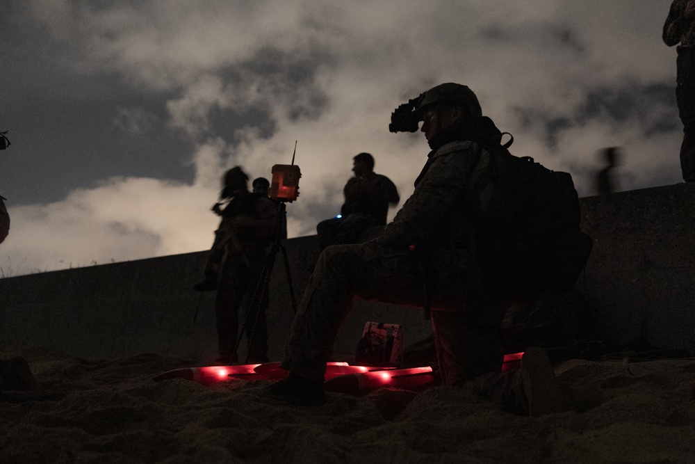 31st MEU | Reconnaissance beach survey training