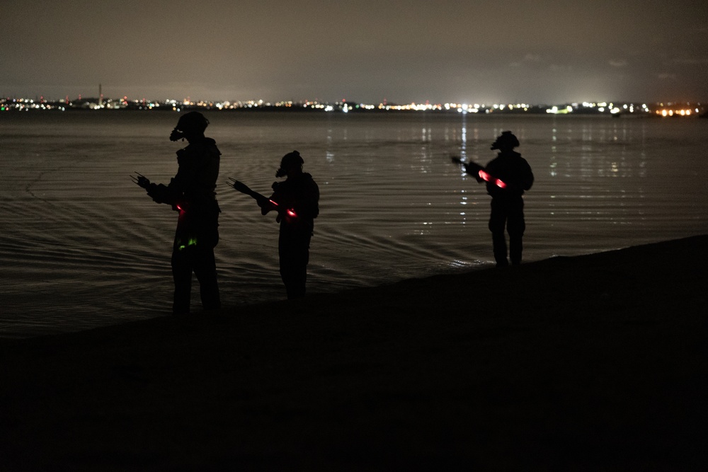 31st MEU | Reconnaissance beach survey training