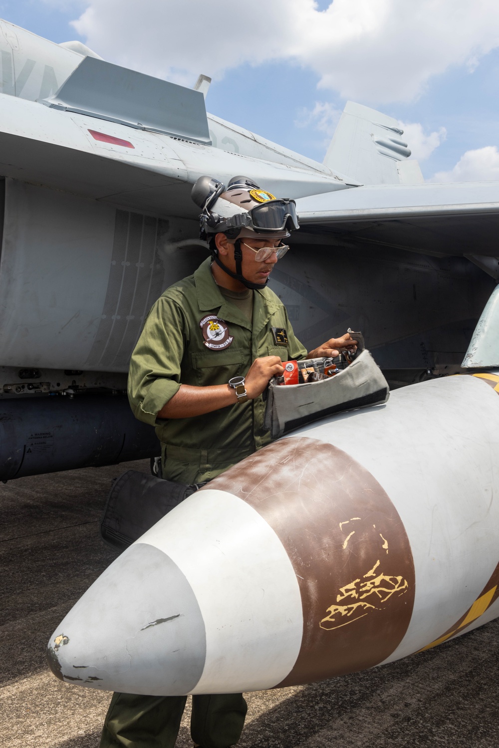 Balikatan 25: U.S. Marines with VMFA-323 Conduct Ordnance Operations in Support of Exercise Balikatan 25