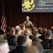 United States Navy Band holds quarterly All Hands meeting.