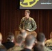 United States Navy Band holds quarterly All Hands meeting.