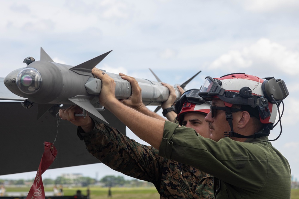 Balikatan 25: U.S. Marines with VMFA-323 Conduct Ordnance Operations in Support of Exercise Balikatan 25