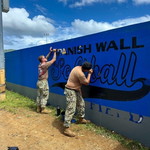 the Spanish Wall Softball Field Renovation