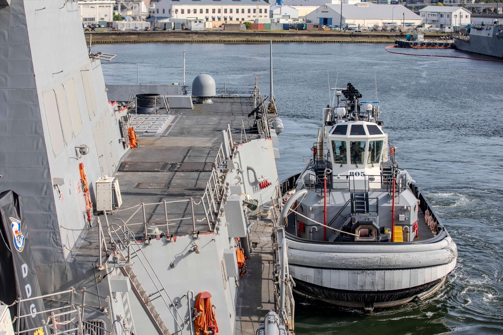USS Preble Conducts Sea and Anchor Evolution