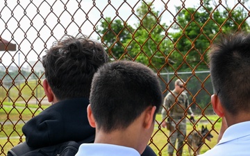 JROTC and Pre-engineering students tour Andersen Air Force Base