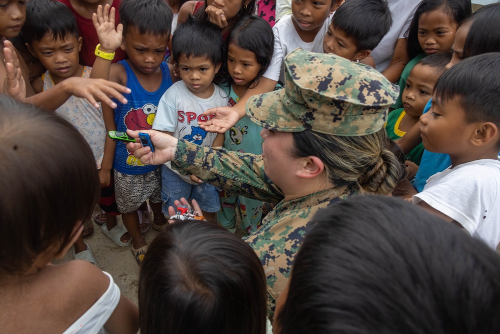 Balikatan 25: U.S., Philippines forces, setup medical supplies in Dugui San Isidro, Virac, Catanduanes