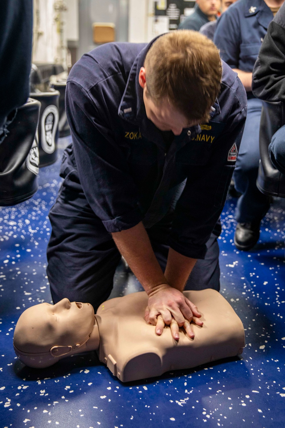 USS Preble Conducts CPR Class