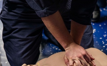 USS Preble Conducts CPR Class