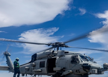 USS Ralph Johnson Conducts an Expendable Mobile Anti-Submarine Warfare Training Target Exercise with HSM 49.4
