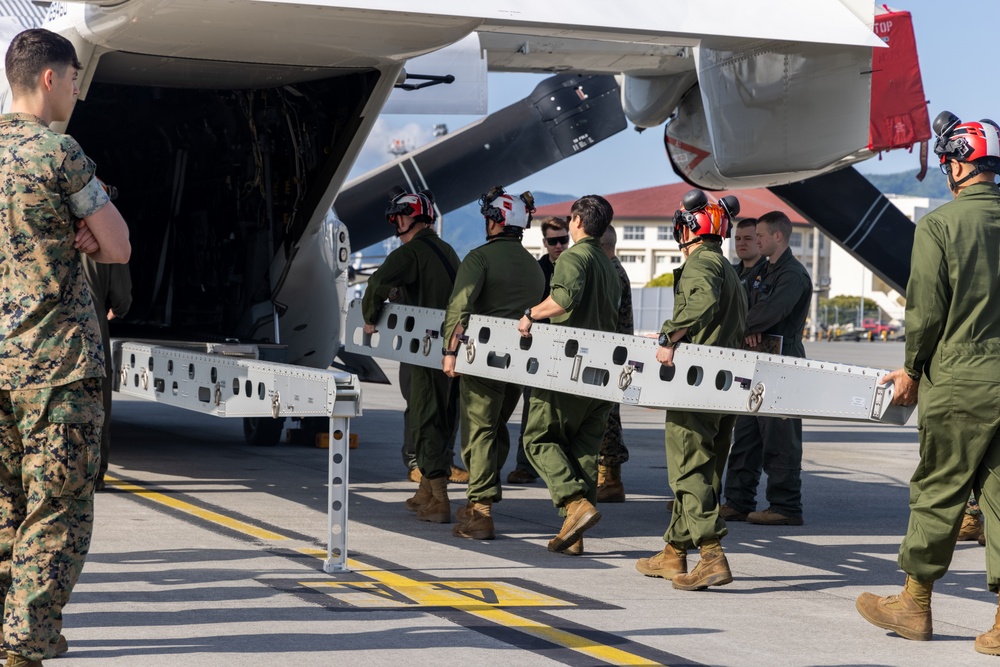 U.S. Marines in Japan prepare for ordnance loading