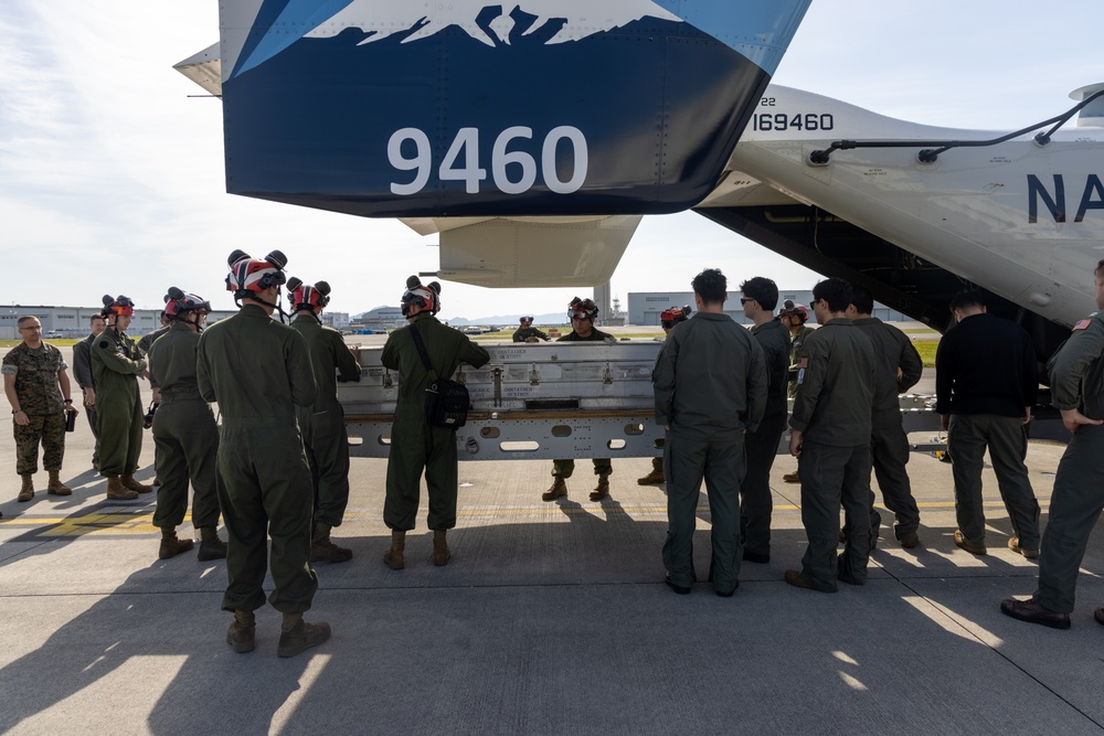U.S. Marines in Japan prepare for ordnance loading