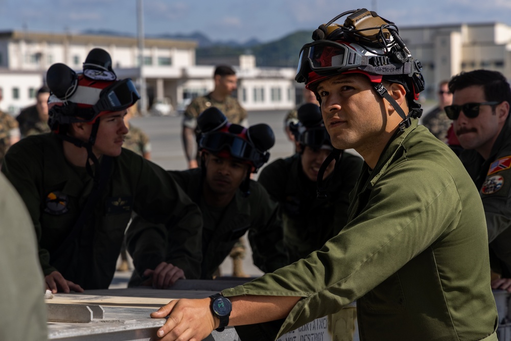 U.S. Marines in Japan prepare for ordnance loading