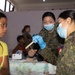 U.S., Philippines forces, provide aid to Barangay Dugui San Isidro, Virac, locals.
