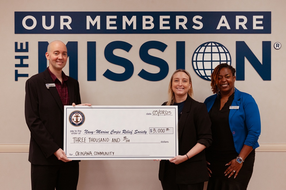 Navy-Marine Corps Relief Society receives a grant from Navy Federal Credit Union