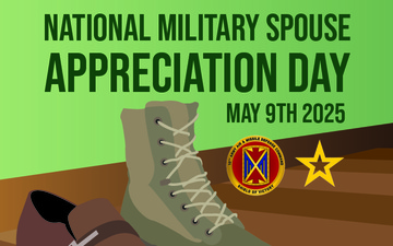 National Military Spouse Appreciation Day Graphic