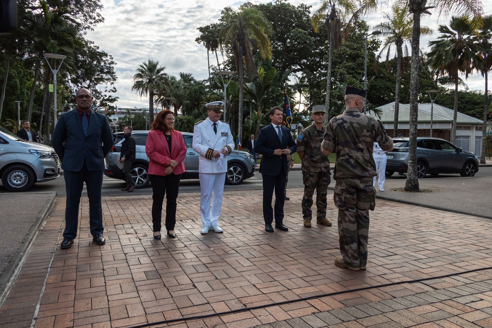 Croix du Sud: MRF-D 25.3 participates in closing ceremony