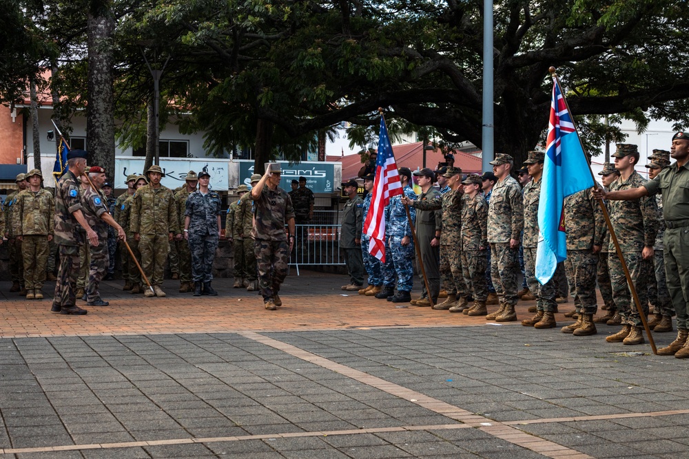 Croix du Sud: MRF-D 25.3 participates in closing ceremony