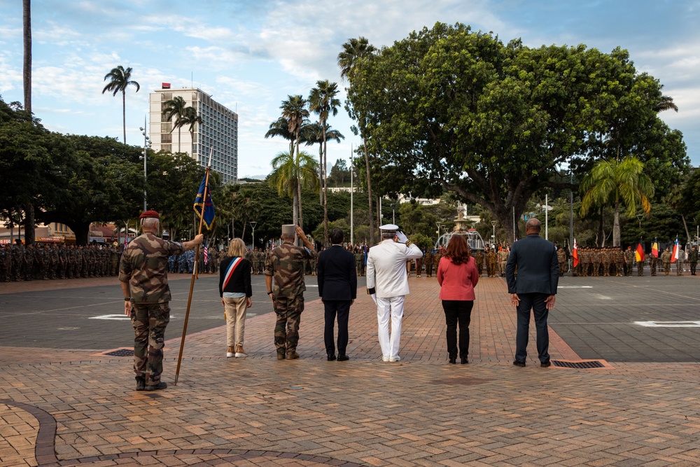 Croix du Sud: MRF-D 25.3 participates in closing ceremony