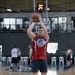 U.S. and Filipino service members play basketball during US-PH friendship games