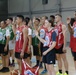 U.S. and Filipino service members play basketball during US-PH friendship games