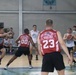 U.S. and Filipino service members play basketball during US-PH friendship games