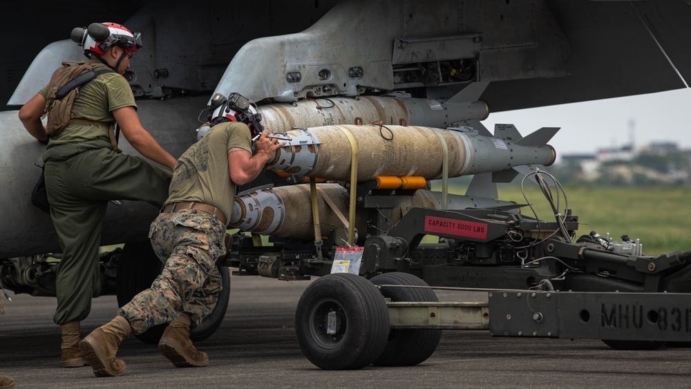 Balikatan 25: U.S. F/A-18 Hornets Take Flight