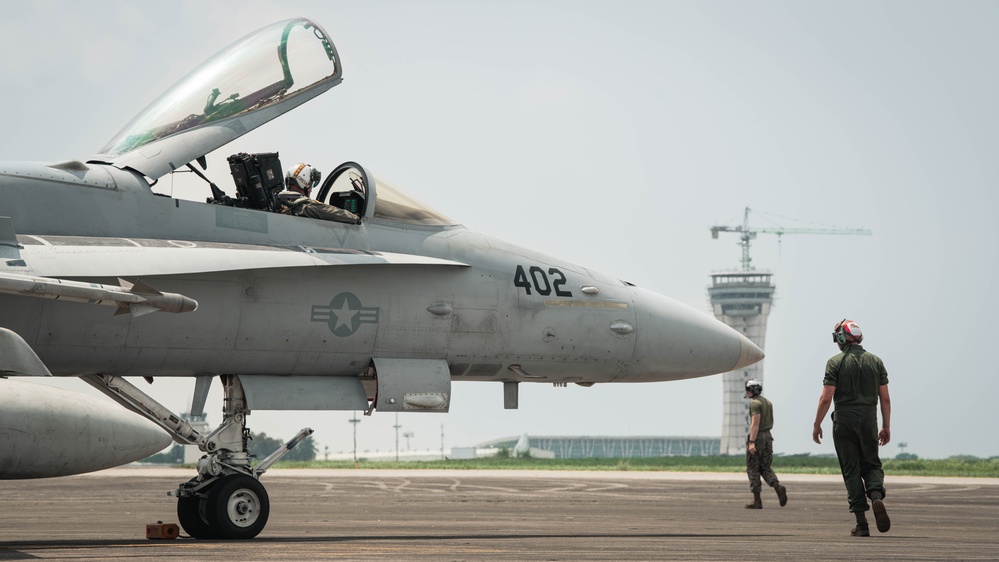 Balikatan 25: U.S. F/A-18 Hornets Take Flight
