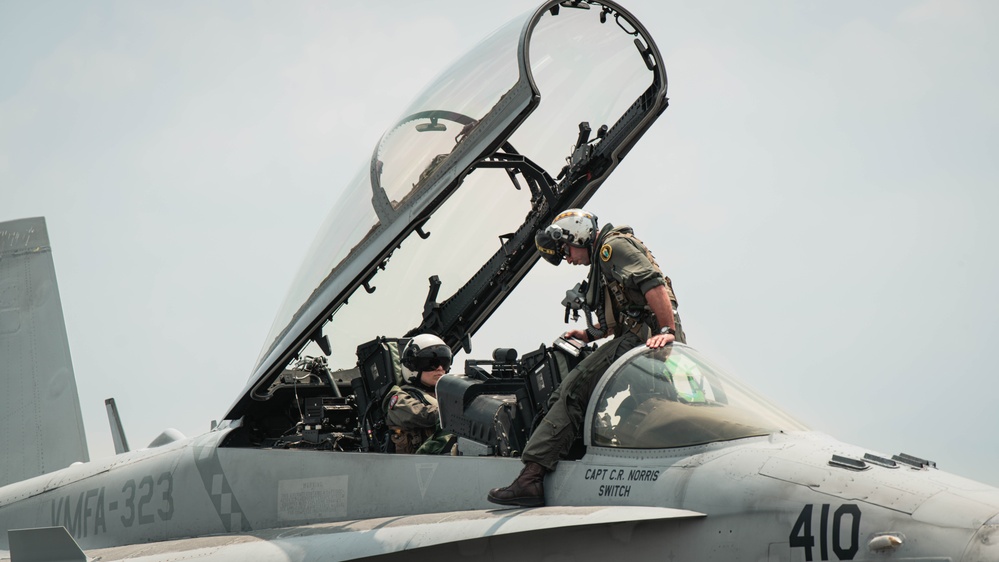 Balikatan 25: U.S. F/A-18 Hornets Take Flight