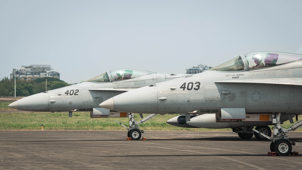 Balikatan 25: U.S. F/A-18 Hornets Take Flight