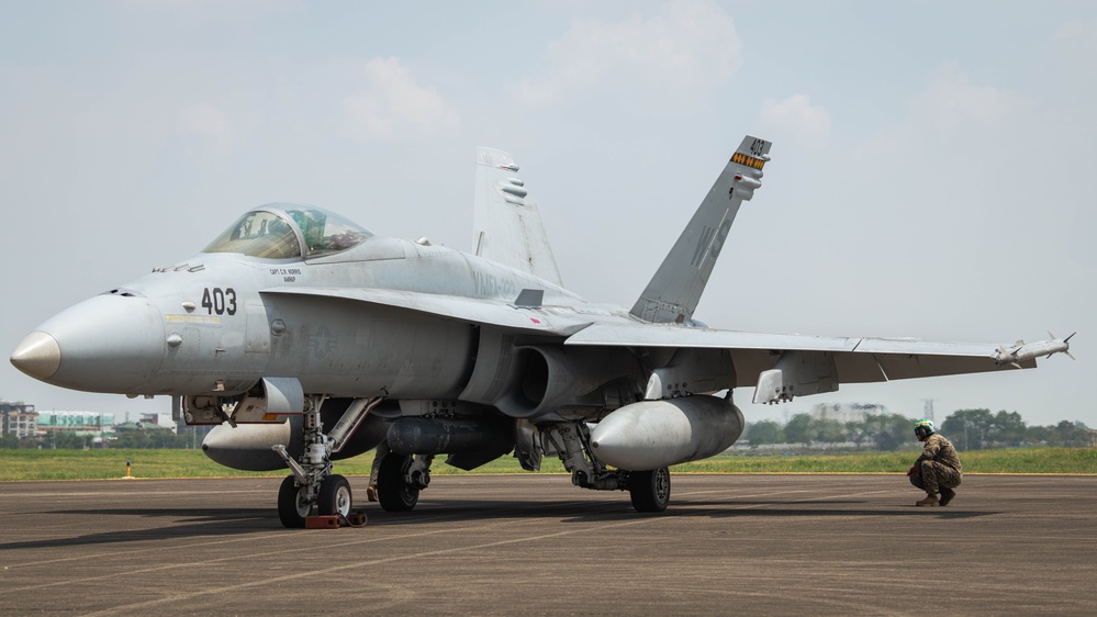 Balikatan 25: U.S. F/A-18 Hornets Take Flight