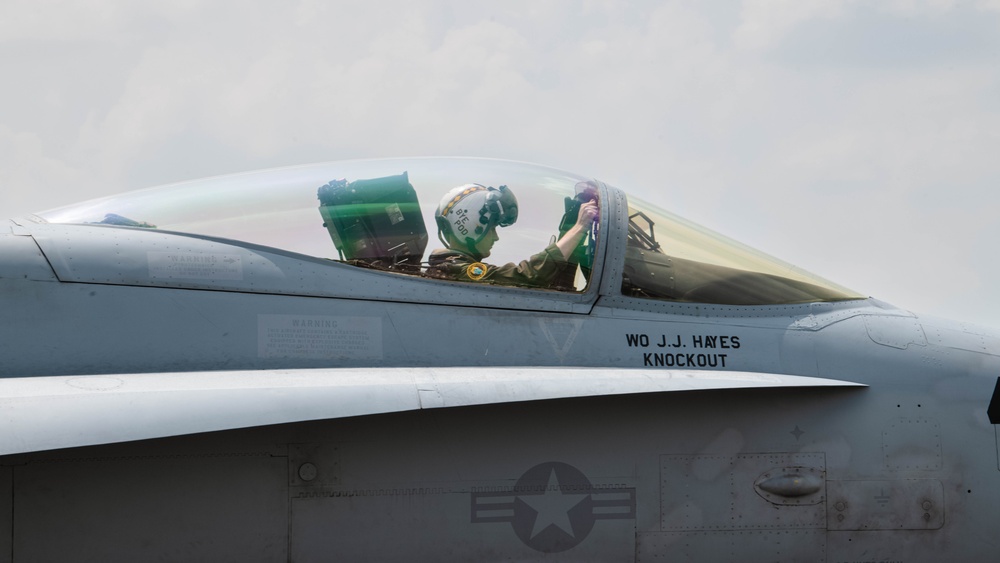 Balikatan 25: U.S. F/A-18 Hornets Take Flight