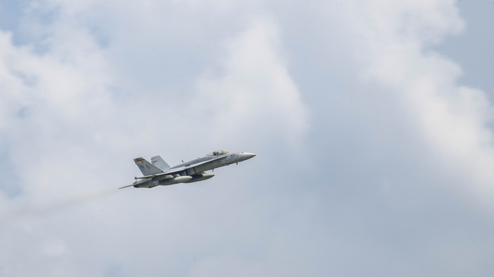 Balikatan 25: U.S. F/A-18 Hornets Take Flight