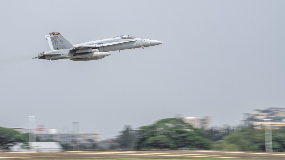 Balikatan 25: U.S. F/A-18 Hornets Take Flight