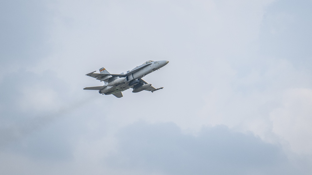 Balikatan 25: U.S. F/A-18 Hornets Take Flight