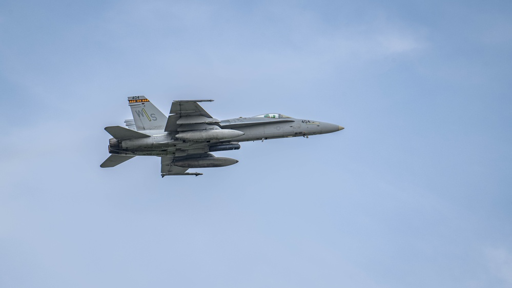 Balikatan 25: U.S. F/A-18 Hornets Take Flight